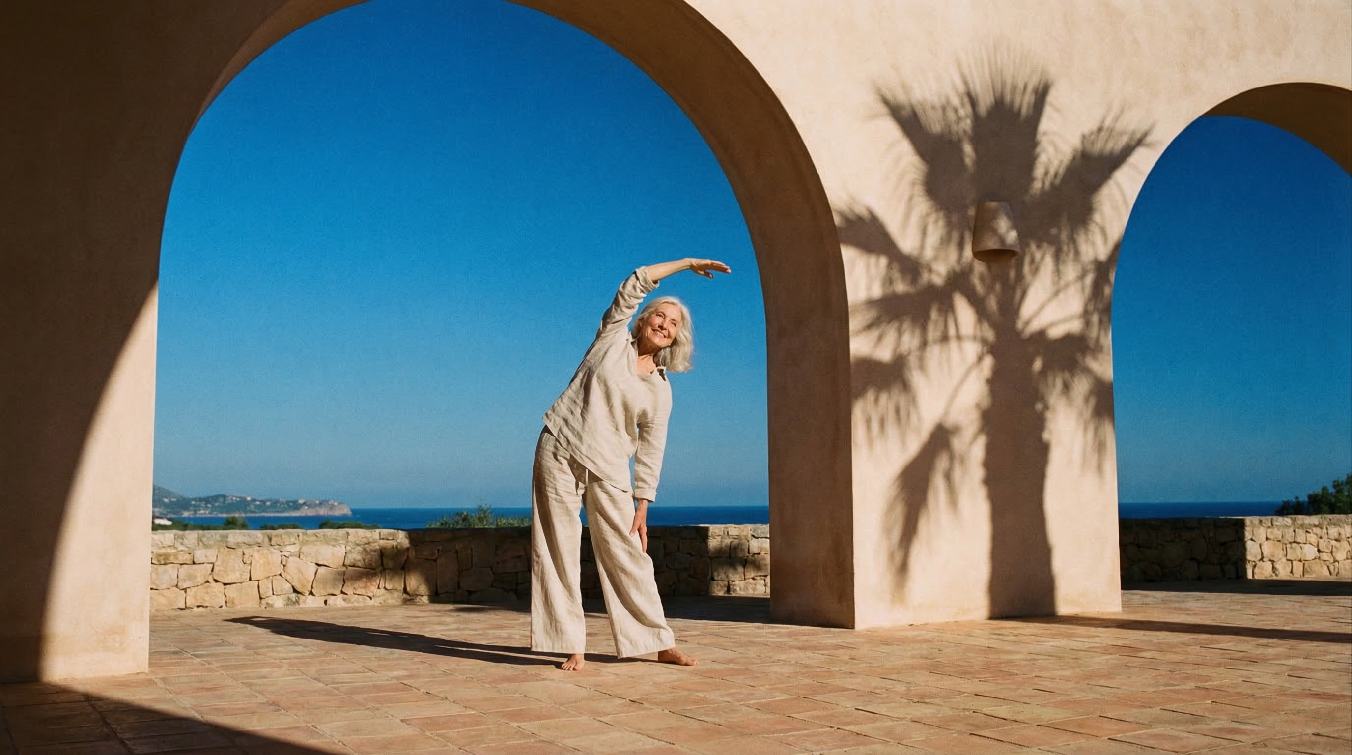 Peaceful elderly movement